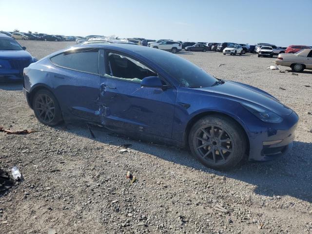 5YJ3E1EA7MF914792 - 2021 TESLA MODEL 3 BLUE photo 4