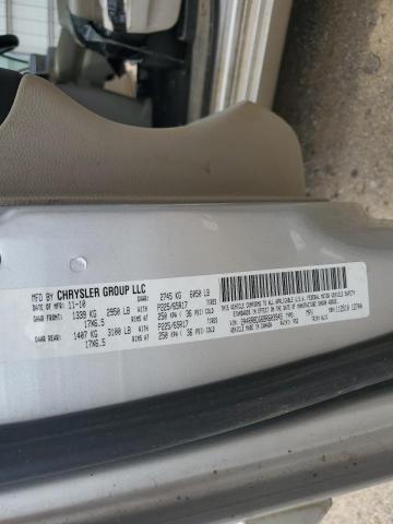 2A4RR8DG6BR603945 - 2011 CHRYSLER TOWN & COU TOURING L SILVER photo 13