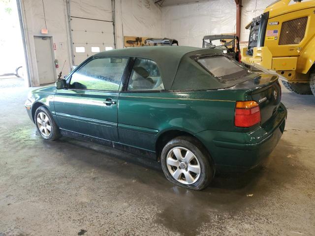 3VWDC21V61M813756 - 2001 VOLKSWAGEN CABRIO GLX 绿色 照片 2