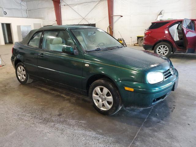 3VWDC21V61M813756 - 2001 VOLKSWAGEN CABRIO GLX 绿色 照片 4