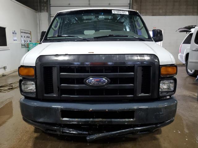 1FTNE1EW1CDA23438 - 2012 FORD ECONOLINE E150 VAN WHITE photo 5
