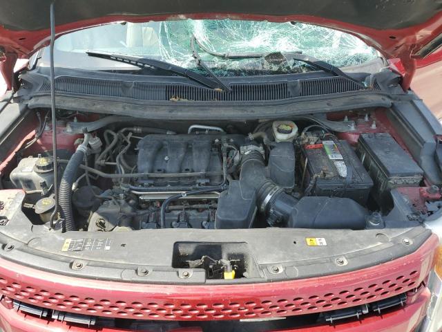 1FM5K8F89FGA04829 - 2015 FORD EXPLORER LIMITED MAROON photo 12