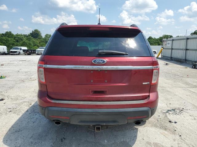1FM5K8F89FGA04829 - 2015 FORD EXPLORER LIMITED MAROON photo 6