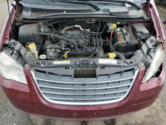 2A8HR54P28R827134 - 2008 CHRYSLER TOWN & COU TOURING MAROON photo 12
