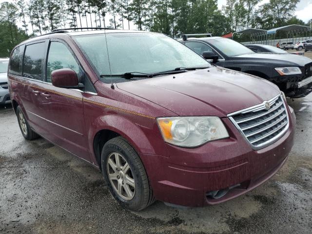 2A8HR54P28R827134 - 2008 CHRYSLER TOWN & COU TOURING MAROON photo 4