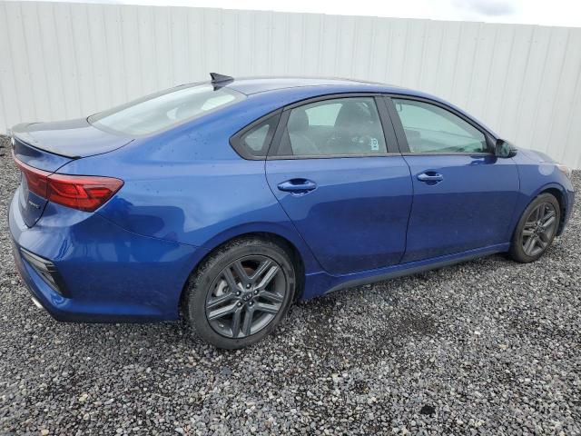 3KPF34AD1ME341401 - 2021 KIA FORTE GT LINE BLUE photo 3