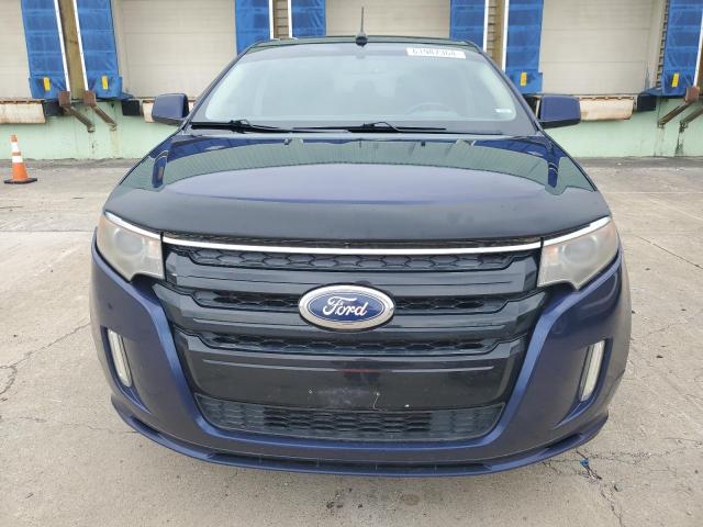 2FMDK4AK9BBA50489 - 2011 FORD EDGE SPORT BLUE photo 5