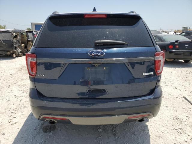 1FM5K7DH1HGE36783 - 2017 FORD EXPLORER XLT BLUE photo 6