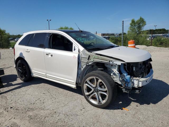 2FMDK3AK6CBA68542 - 2012 FORD EDGE SPORT WHITE photo 4