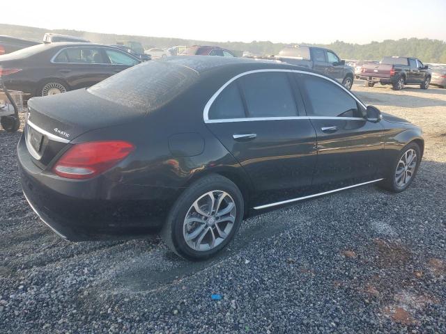 55SWF4KB7HU210587 - 2017 MERCEDES-BENZ C 300 4MATIC BLACK photo 3