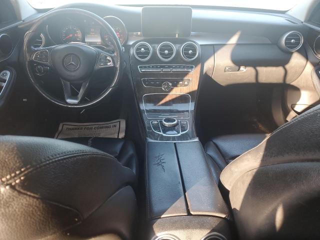 55SWF4KB7HU210587 - 2017 MERCEDES-BENZ C 300 4MATIC BLACK photo 8
