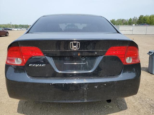 2HGFA16377H040372 - 2007 HONDA CIVIC DX BLACK photo 6