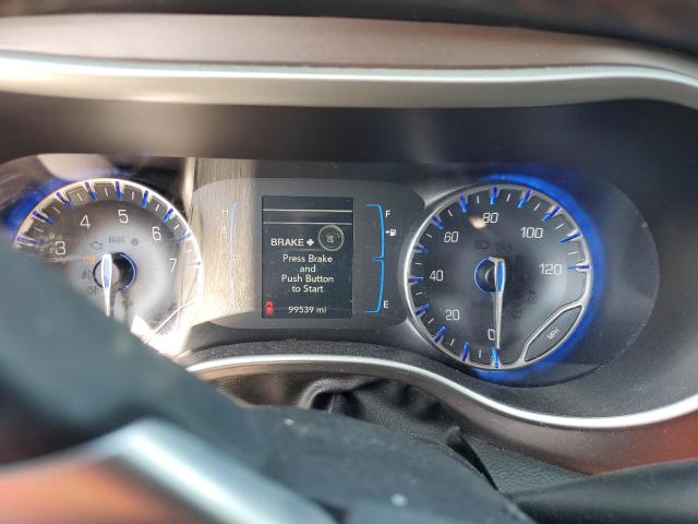 2C4RC1BG2HR745378 - 2017 CHRYSLER PACIFICA TOURING L SILVER photo 9