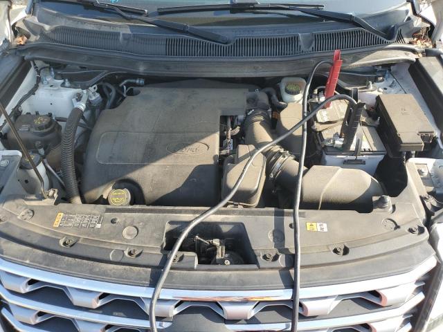 1FM5K8F86HGA66966 - 2017 FORD EXPLORER LIMITED WHITE photo 11