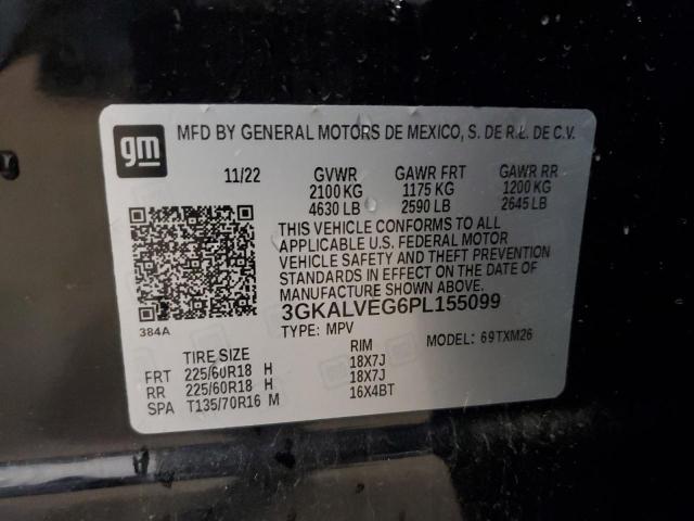 3GKALVEG6PL155099 - 2023 GMC TERRAIN SLT BLACK photo 13