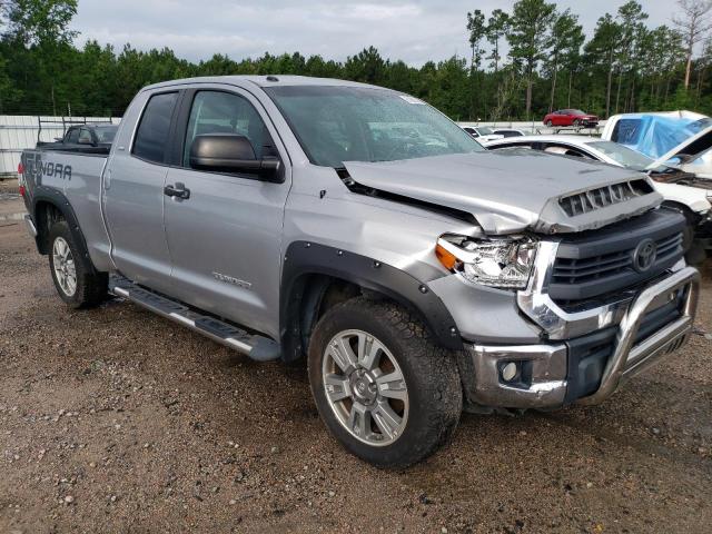 5TFRM5F18EX079084 - 2014 TOYOTA TUNDRA DOUBLE CAB SR/SR5 SILVER photo 4