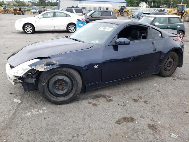 JN1BZ34E48M752605 - 2008 NISSAN 350Z COUPE BLUE photo 1