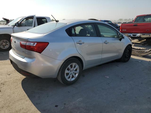 KNADM4A36D6138146 - 2013 KIA RIO LX SILVER photo 3