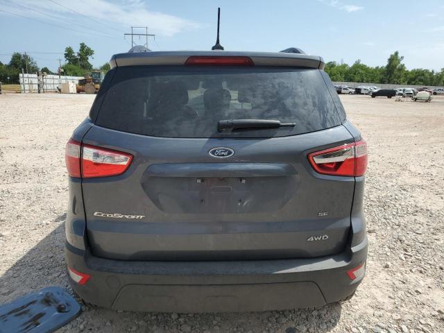 MAJ6S3GL7NC465828 - 2022 FORD ECOSPORT SE GRAY photo 6