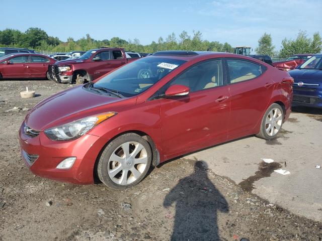 5NPDH4AE4DH316666 - 2013 HYUNDAI ELANTRA GLS RED photo 1