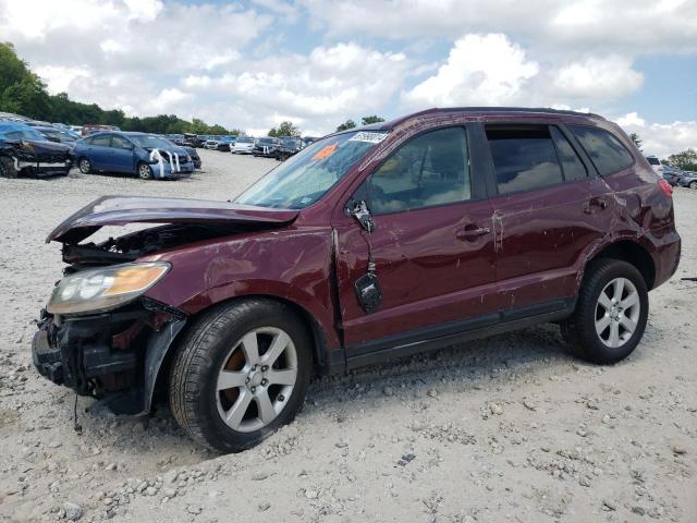 5NMSH13E67H102475 - 2007 HYUNDAI SANTA FE SE BURGUNDY photo 1