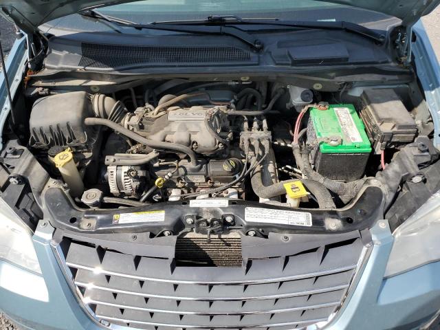 2A4RR5D17AR176980 - 2010 CHRYSLER TOWN & COU TOURING TURQUOISE photo 12