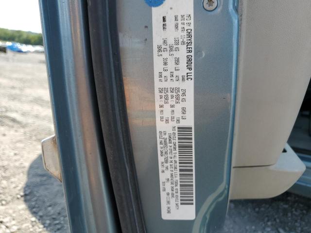 2A4RR5D17AR176980 - 2010 CHRYSLER TOWN & COU TOURING 青绿色 照片 13