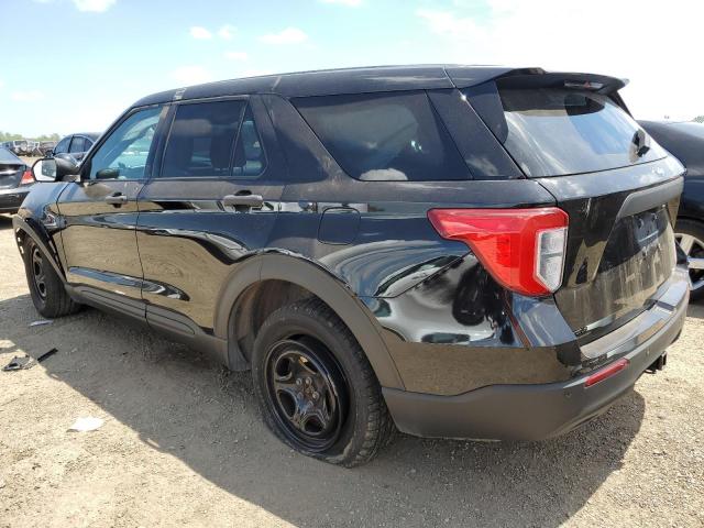 1FM5K8AB7PGB75082 - 2023 FORD EXPLORER POLICE INTERCEPTOR Черный фото 2