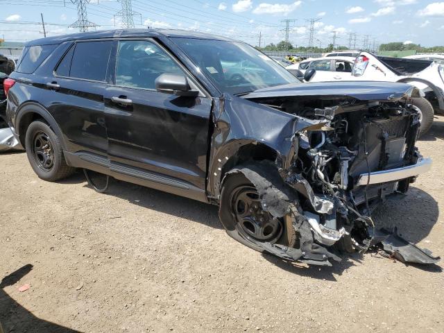 1FM5K8AB7PGB75082 - 2023 FORD EXPLORER POLICE INTERCEPTOR Черный фото 4