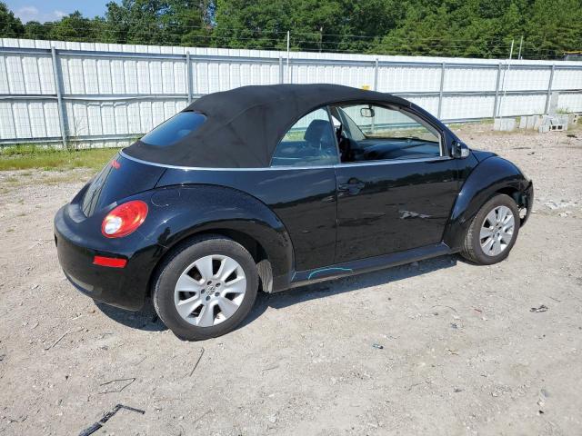 3VWPF31Y78M402302 - 2008 VOLKSWAGEN NEW BEETLE CONVERTIBLE S BLACK photo 3