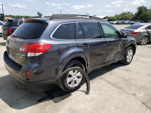 4S4BRDKC9B2334818 - 2011 SUBARU OUTBACK 3.6R LIMITED GRAY photo 3