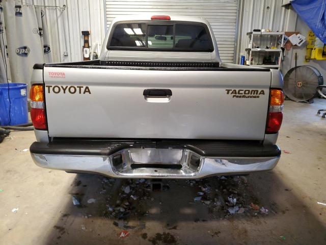 5TEGN92N53Z187043 - 2003 TOYOTA TACOMA DOUBLE CAB PRERUNNER SILVER photo 6