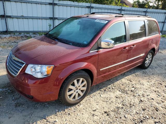 2A4RR8DX9AR439041 - 2010 CHRYSLER TOWN & COU TOURING PLUS BURGUNDY photo 1