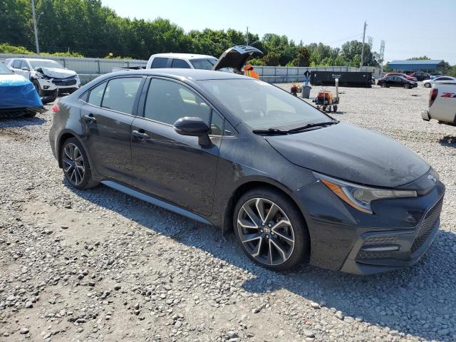JTDS4MCE8NJ094495 - 2022 TOYOTA COROLLA SE BLACK photo 4