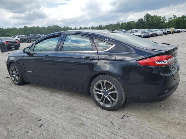 3FA6P0LU8HR324206 - 2017 FORD FUSION SE HYBRID BLACK photo 2