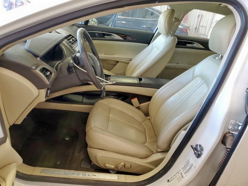 3LN6L2G94DR806667 - 2013 LINCOLN MKZ თეთრი ფოტო 7