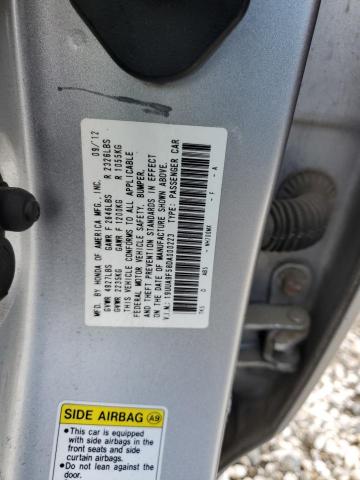 19UUA9F58DA000223 - 2013 ACURA TL TECH SILVER photo 12