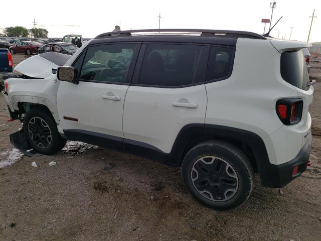 ZACCJBCT5FPB28345 - 2015 JEEP RENEGADE TRAILHAWK WHITE photo 2