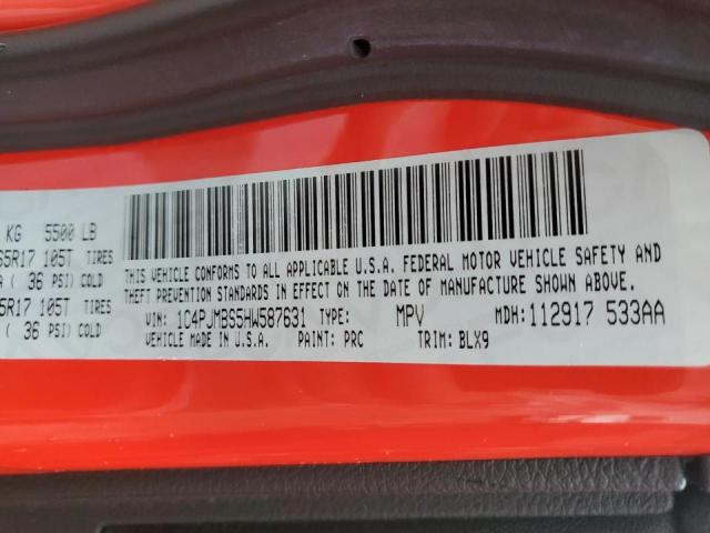 1C4PJMBS5HW587631 - 2017 JEEP CHEROKEE TRAILHAWK Qırmızı foto 13