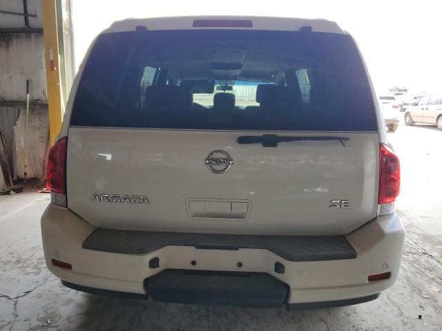 5N1AA08D38N611613 - 2008 NISSAN ARMADA SE WHITE photo 6