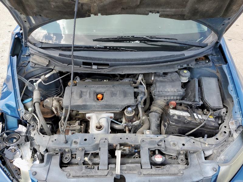 2HGFG3B12CH521672 - 2012 HONDA CIVIC EXL BLUE photo 11