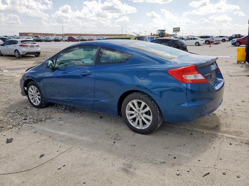 2HGFG3B12CH521672 - 2012 HONDA CIVIC EXL BLUE photo 2