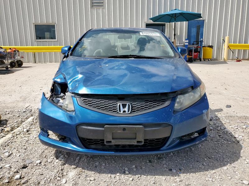 2HGFG3B12CH521672 - 2012 HONDA CIVIC EXL BLUE photo 5