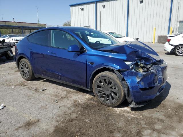 7SAYGDEE1PF631235 - 2023 TESLA MODEL Y BLUE photo 4