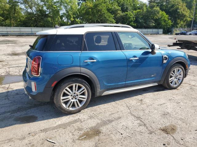 WMZ83BR09M3M30493 - 2021 MINI COOPER S COUNTRYMAN ALL4 BLUE photo 3