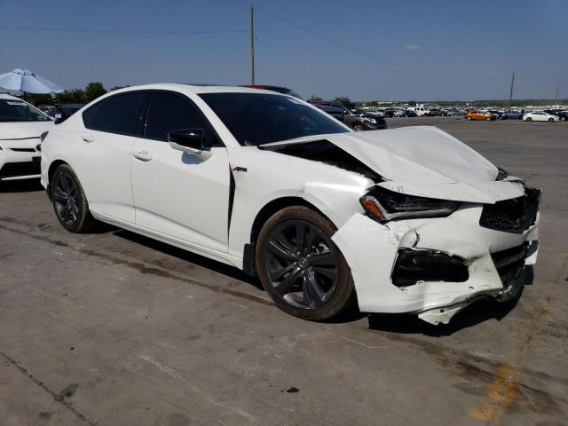 19UUB5F56NA001944 - 2022 ACURA TLX TECH A WHITE photo 4