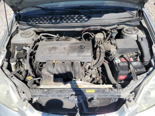 2T1KR32E43C085427 - 2003 TOYOTA COROLLA MA XR SILVER photo 11