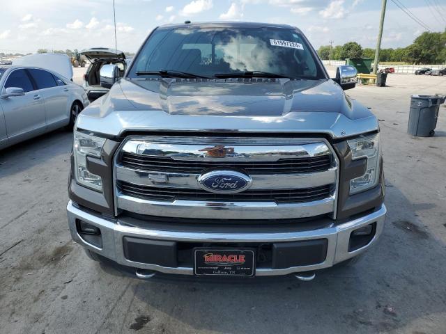 1FTEW1EF6GFC69747 - 2016 FORD F150 SUPERCREW GRAY photo 5