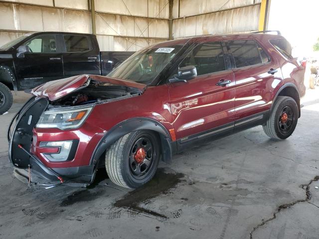 1FM5K8AR4HGB15954 - 2017 FORD EXPLORER POLICE INTERCEPTOR 勃艮第红 照片 1
