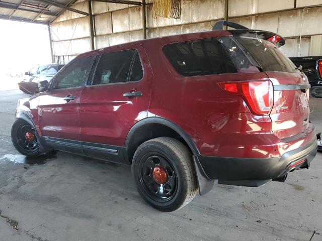 1FM5K8AR4HGB15954 - 2017 FORD EXPLORER POLICE INTERCEPTOR 勃艮第红 照片 2